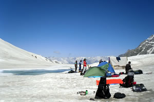 Base of Deo Tibba Trek